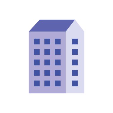 Leylak binası ön cephe şehir simgesi