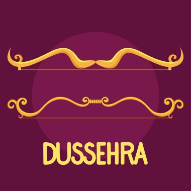 Dussehra harfleri ve yay posteri