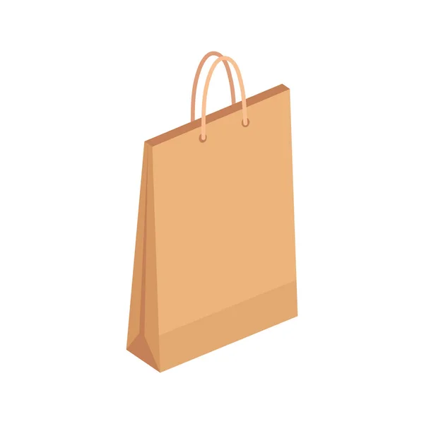 Shopping Bag Maniglia Icona Asporto — Vettoriale Stock