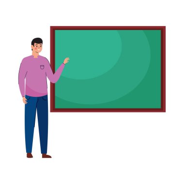 Tahta karakterli bir öğretmen.