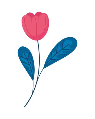 Kırmızı gül bahçesi doğa ikonu