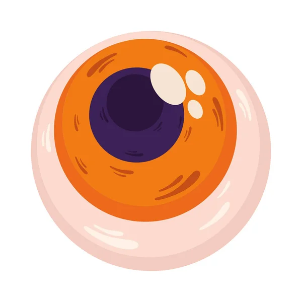 Halloween Eye Organ Miscelaneous Icon — Stock Vector