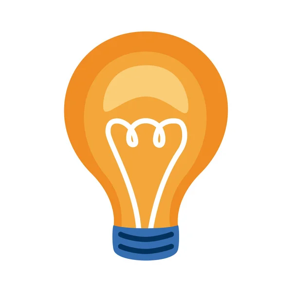 Bulb Light Energy Power Icon — Stock Vector