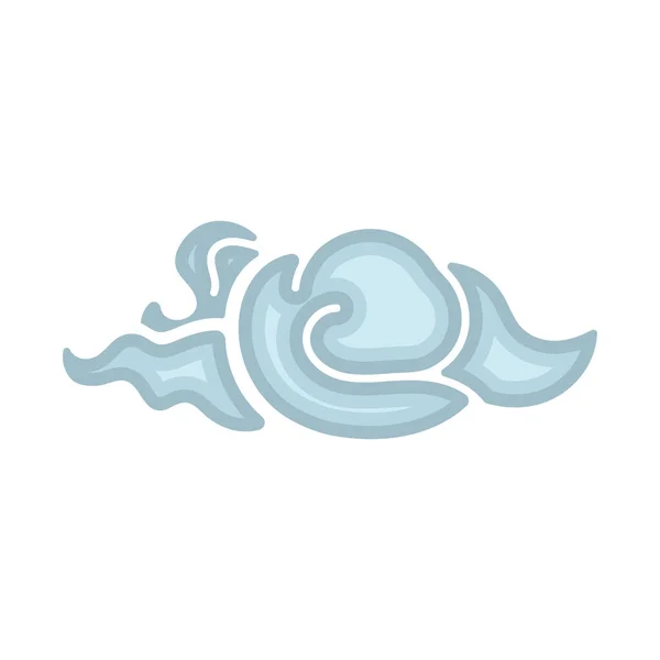 Asian Culture Cloud Decorative Icon — 图库矢量图片