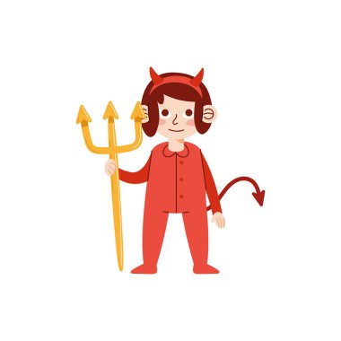 Şeytan kılığında bir kız.