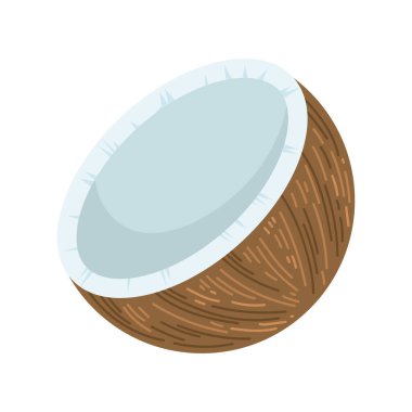 Hindistan cevizi yarı meyve ürünü simgesi