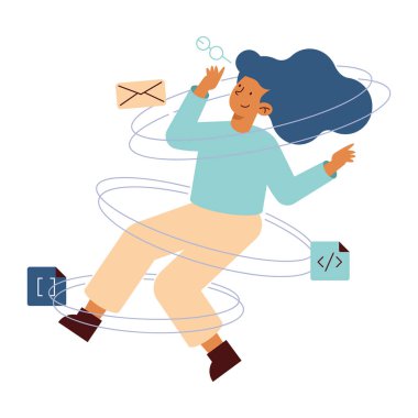 Zarf karakterli geliştirici kadın