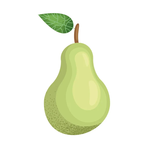 Fresh Pear Fruit Healthy Icon — Vector de stock
