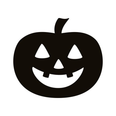 halloween pumpkin silhouette style icon