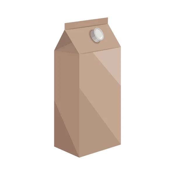 Caja Líquida Eco Pack Icono Maqueta — Vector de stock