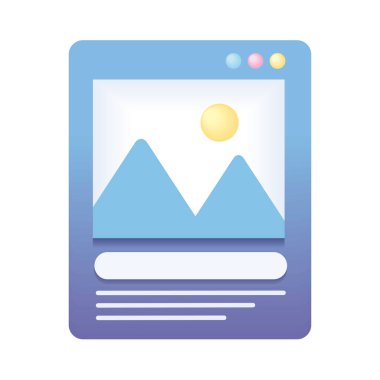 resim dosyası ui şablon simgesi