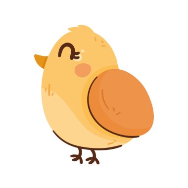 sevimli kuş hayvan karakteri simgesi