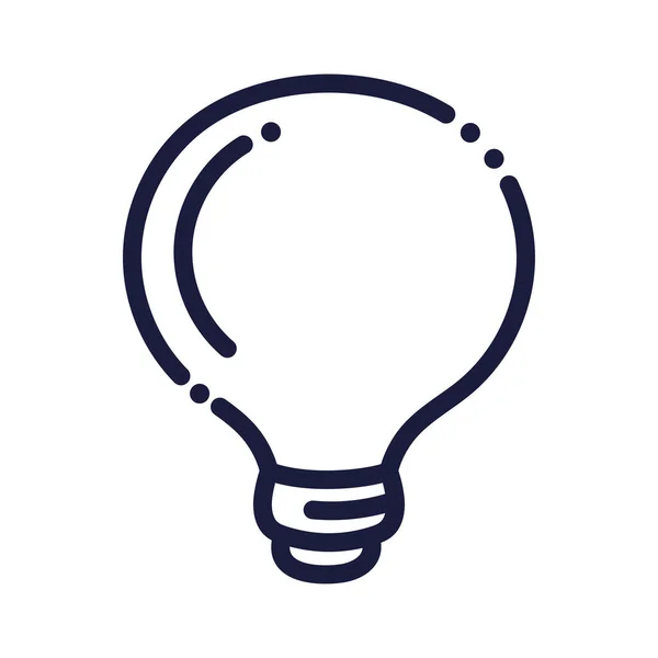 Bulb Light Energy Power Icon — Stockvektor