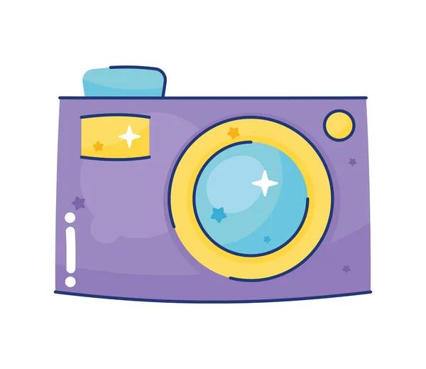 Camera Photographic Device Technology Icon —  Vetores de Stock