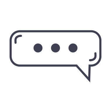 konuşma balonu ileti iletişim simgesi