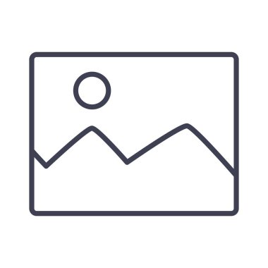 fotoğraflı resim dosyası izole edilmiş simge