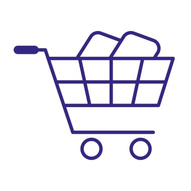 Alışveriş arabası tarzı simge