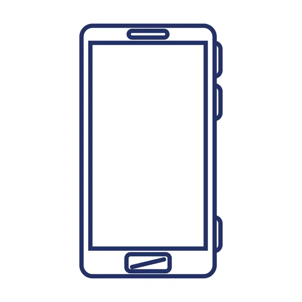 Εικονίδιο Στυλ Γραμμής Συσκευής Smartphone — Διανυσματικό Αρχείο