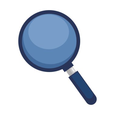 büyüteç arama simgesi izole edildi