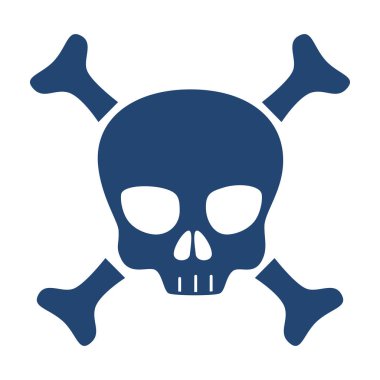 skull and bones crossed icon