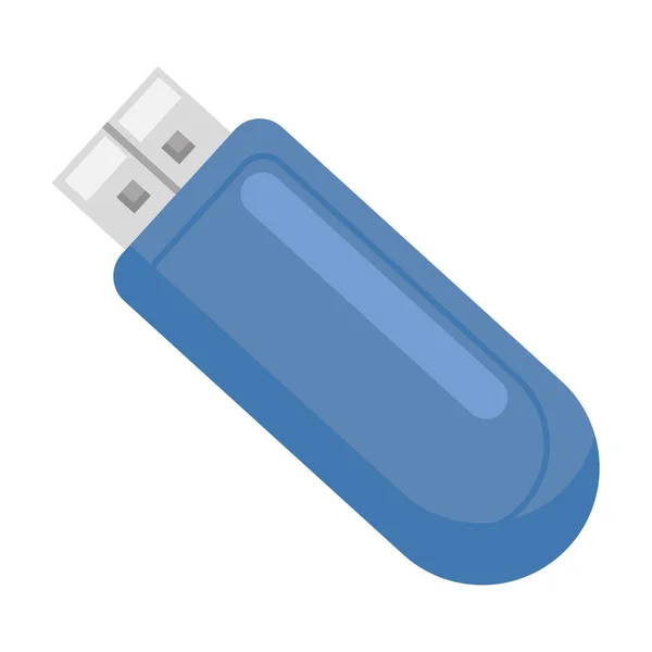 Icona Memorizzazione Dati Memoria Usb — Vettoriale Stock