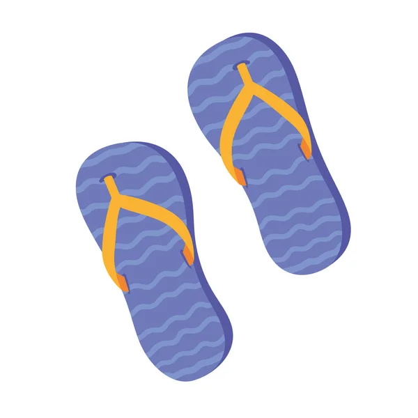 Pink Flip Flops Footwear Accessories — Image vectorielle