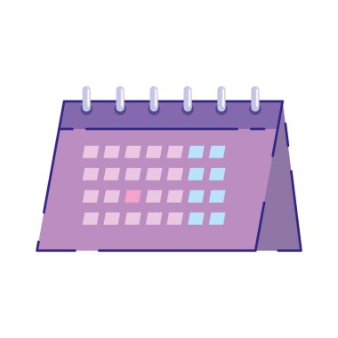 Takvim remider tarihi izole edilmiş simge