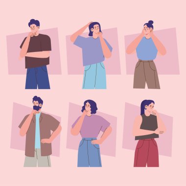 Düşünen altı genç karakter