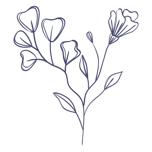 Rosen Blumen Garten Skizze Symbol — Stockvektor