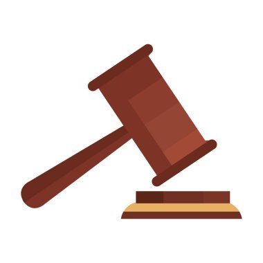 Tahta çekiç tokmak adalet simgesi