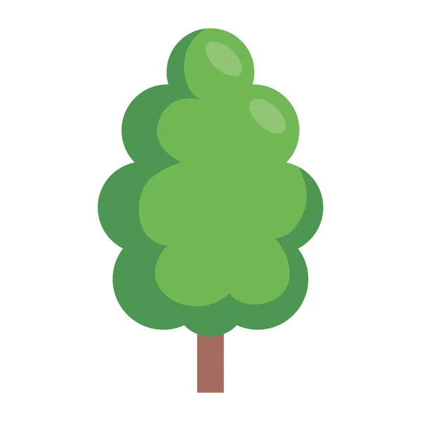 Tree Plant Forest Nature Icon — Stock Vector