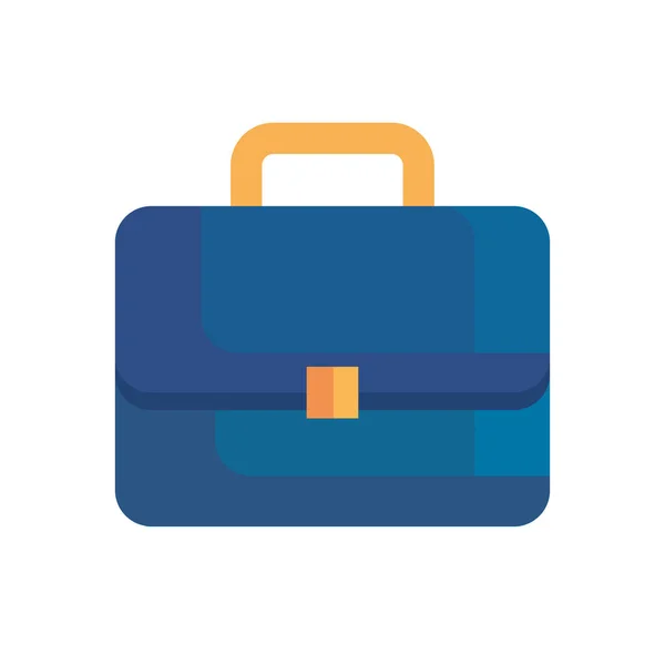 Blue Portfolio Briefcase Handle Icon — Vector de stock