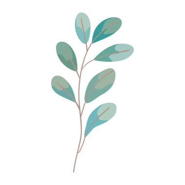 Yapraklı yaprak dalları.