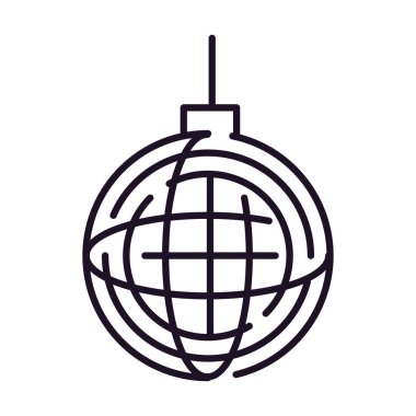 disko ayna topu çizgisi biçimi