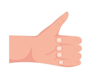 İnsan eli işaret simgesi gibidir.