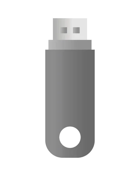 Usb Memory Mock Icon — Stock Vector