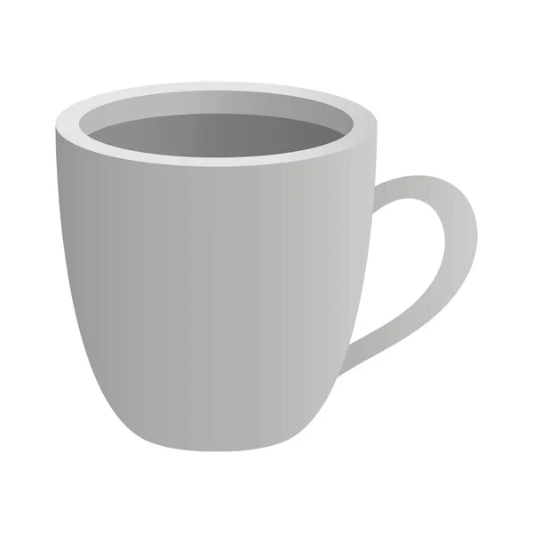 Ceramic Cup Mock Icon — Stock Vector