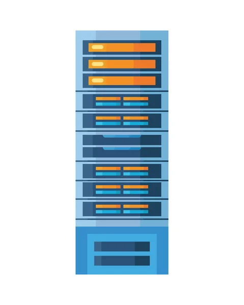 数据服务器机架连接图标 — 图库矢量图片
