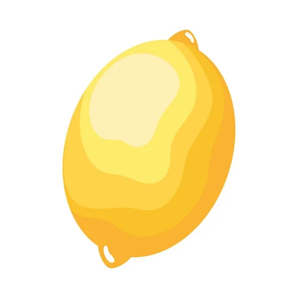 Limón Cítricos Fruta Fresca Icono — Vector de stock