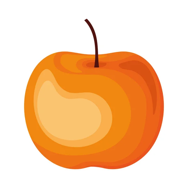 Apfelfrüchte Herbst Ikone — Stockvektor