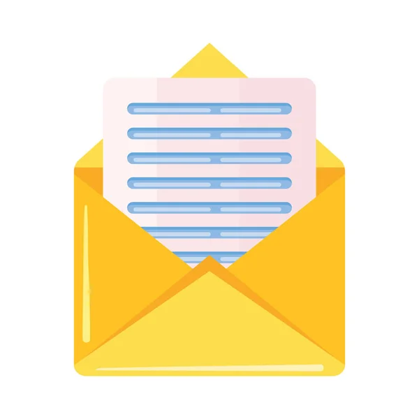 Briefumschlag Öffnen Senden Symbol — Stockvektor