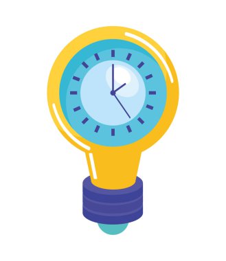 Ampul zaman kavramında saat