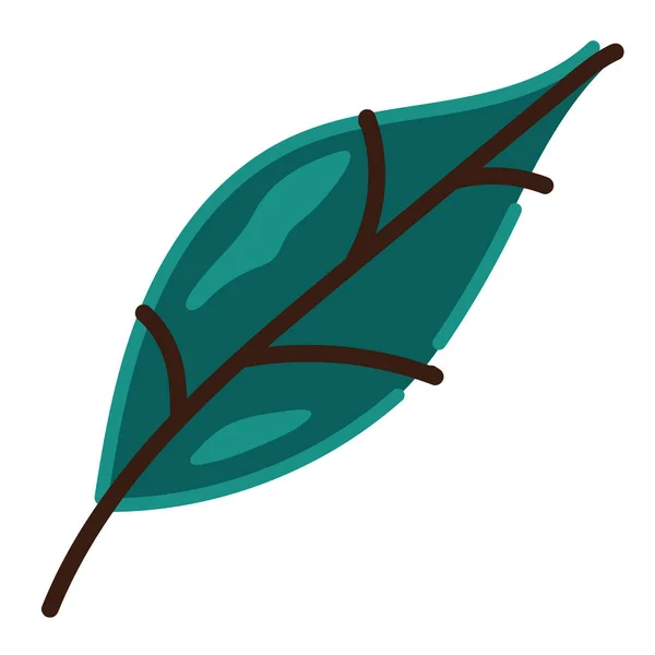 Leaf Plant Foliage Nature Icon — Image vectorielle