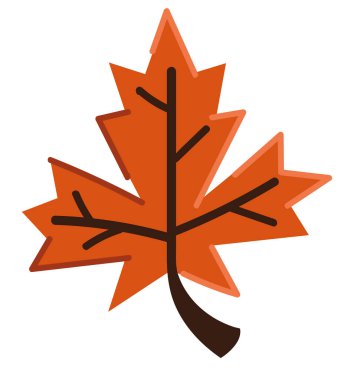 Sonbahar akçaağaç yaprağı yaprağı yaprağı simgesi