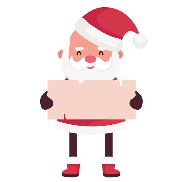 Święty Mikołaj Czytający Bożonarodzeniowy Charakter — Wektor stockowy