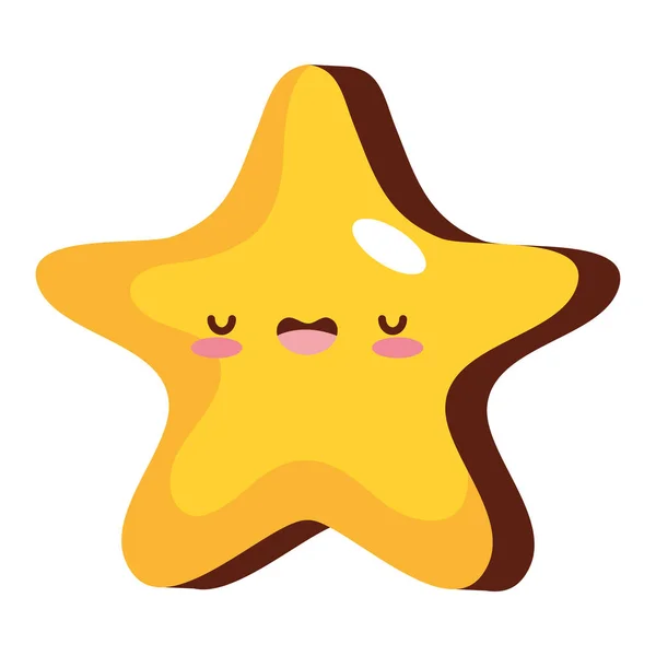Star Sticker Retro Style Icon — Stock Vector