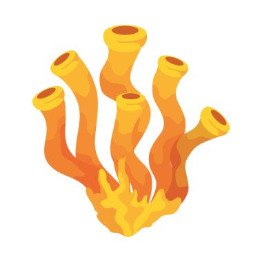 Sarı mercan resifi fok simgesi