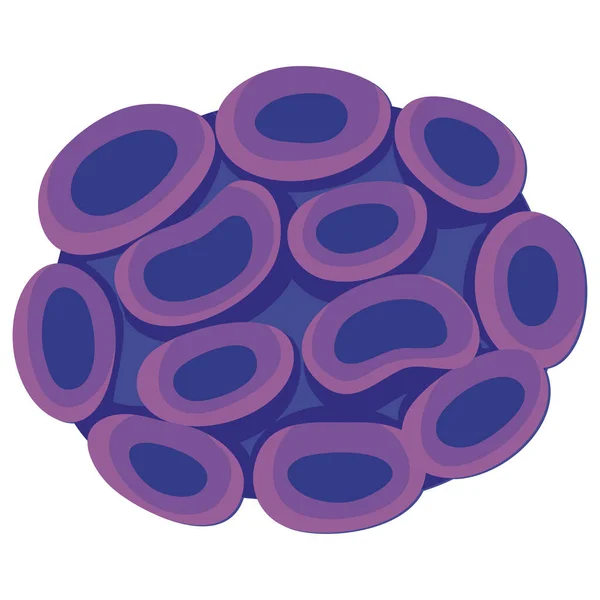 Фиолетовый Значок Кораллового Рифа — стоковый вектор