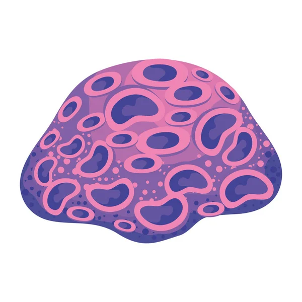 Pink Purple Coral Reef Sealife — Stock Vector