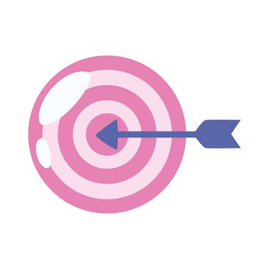 hedef ve ok başarı simgesi